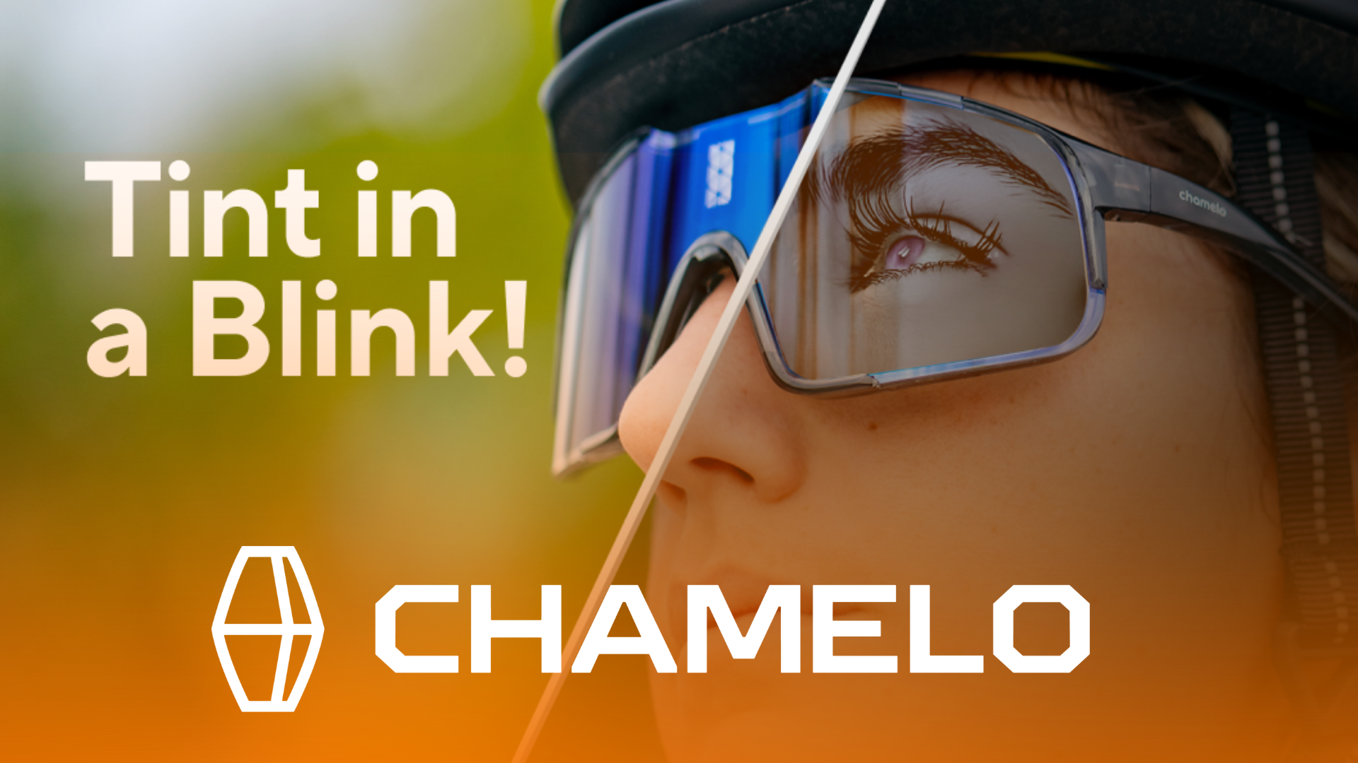 chamelo sunglasses Tint in a blink! Chamelo logo